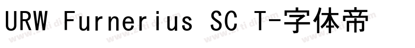 URW Furnerius SC T字体转换